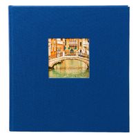 goldbuch Fotoalbum Bella Vista 30x31 60 schwarze Seiten  blau