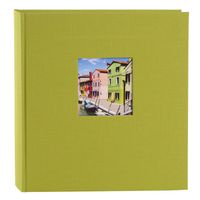 goldbuch Fotoalbum Bella Vista 30x31 60 schwarze Seiten  grün