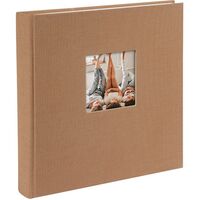 goldbuch Fotoalbum Bella Vista 25x25 60 weiße Seiten  haselnuss