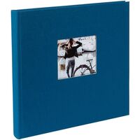 goldbuch Fotoalbum Bella Vista 30x31 60 schwarze Seiten  petrol