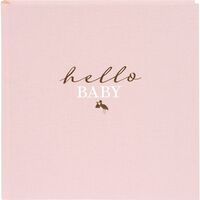 goldbuch Babytagebuch Linum 2.0 Hello Baby 30x31 60 Seiten  rose