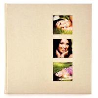 goldbuch Fotoalbum Style 30x31 60 weiße Seiten  beige