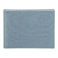 goldbuch Fotoalbum Summertime Trend 2 22x16 36 weiße Seiten  Blau-Grau