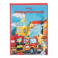 goldbuch Freundebuch 88 illustrierte Seiten  15x21 cm Feuerwehr