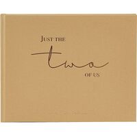 goldbuch Gästebuch just the two of us 25x20 cm 100 Seiten weiß  braun