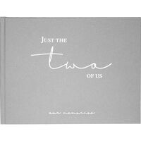 goldbuch Gästebuch just the two of us 25x20 cm 100 Seiten weiß  grau