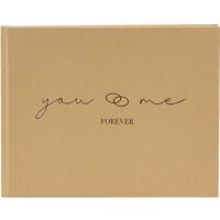 goldbuch Gästebuch you & me FOREVER 