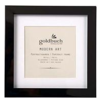 goldbuch Modern Art Black 10x10 Metall Portraitrahmen 