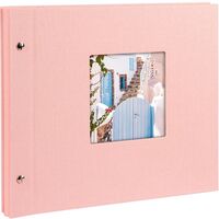 goldbuch Schraubalbum Bella Vista 30x25 40 weiße Seiten  rose
