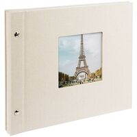 goldbuch Schraubalbum Bella Vista 30x25 40 weiße Seiten  sandgrau