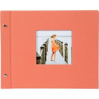 goldbuch Schraubalbum Bella Vista 30x25 40 weiße Seiten  lachs