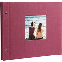 goldbuch Schraubalbum Bella Vista 30x25 40 weiße Seiten  fuchsia