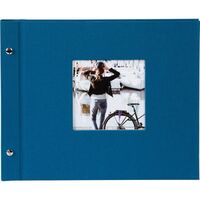 goldbuch Schraubalbum Bella Vista 30x25 40 schwarze Seiten  petrol 1 Stück