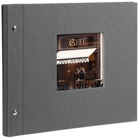 goldbuch Schraubalbum Bella Vista 30x25 40 schwarze Seiten  grau 1 Stück