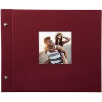 goldbuch Schraubalbum Bella Vista 30x25 40 schwarze Seiten  bordeaux 1 Stück