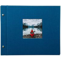 goldbuch Schraubalbum Bella Vista 30x25 40 schwarze Seiten  blau 1 Stück