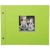 goldbuch Schraubalbum Bella Vista 30x25 40 schwarze Seiten  grün 1 Stück