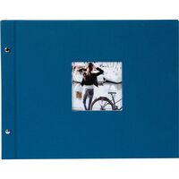 goldbuch Schraubalbum Bella Vista 39x31 40 weiße Seiten  petrol