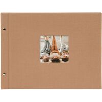 goldbuch Schraubalbum Bella Vista 39x31 40 schwarze Seiten  haselnuss