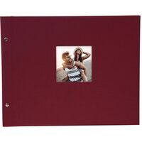 goldbuch Schraubalbum Bella Vista 39x31 40 schwarze Seiten  bordeaux