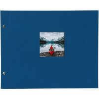 goldbuch Schraubalbum Bella Vista 39x31 40 schwarze Seiten  blau