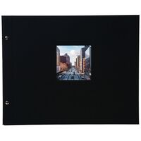 goldbuch Schraubalbum Bella Vista 39x31 40 schwarze Seiten  schwarz