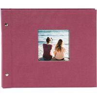 goldbuch Schraubalbum Bella Vista 30x25 40 schwarze Seiten  fuchsia 1 Stück