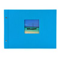 goldbuch Schraubalbum Bella Vista 30x25 40 weiße Seiten  türkis