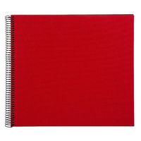 goldbuch Spiralalbum Bella Vista ohne Fenster 35x30 40 schwarze Seiten  rot