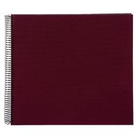 goldbuch Spiralalbum Bella Vista ohne Fenster 35x30 40 schwarze Seiten  bordeaux