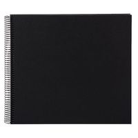 goldbuch Spiralalbum Bella Vista ohne Fenster 35x30 40 schwarze Seiten  schwarz