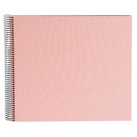 goldbuch Spiralalbum Bella Vista ohne Fenster 35x30 40 schwarze Seiten  rose