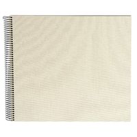 goldbuch Spiralalbum Bella Vista ohne Fenster 35x30 40 schwarze Seiten  sandgrau