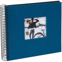 goldbuch Spiralalbum Bella Vista mit Fenster 20x20 40 schwarze Seiten  petrol