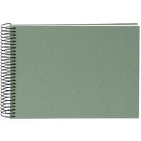 goldbuch Spiralalbum Bella Vista ohne Fenster 24x17 40 weiße Seiten  Artischocke