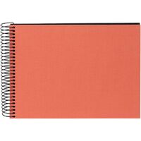 goldbuch Spiralalbum Bella Vista ohne Fenster 24x17 40 schwarze Seiten  lachs