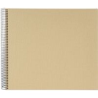 goldbuch Spiralalbum Bella Vista ohne Fenster 35x30 40 weiße Seiten  Beige
