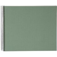 goldbuch Spiralalbum Bella Vista ohne Fenster 35x30 40 weiße Seiten  Artischocke