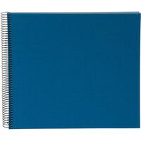 goldbuch Spiralalbum Bella Vista ohne Fenster 35x30 40 weiße Seiten  petrol
