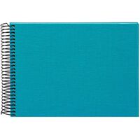 goldbuch Spiralalbum Bella Vista ohne Fenster 24x17 40 weiße Seiten  türkis