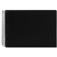 goldbuch Spiralalbum Bella Vista ohne Fenster 24x17 40 schwarze Seiten  schwarz