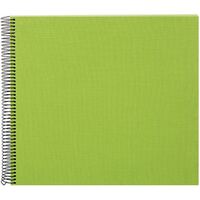 goldbuch Spiralalbum Bella Vista ohne Fenster 35x30 40 weiße Seiten  grün