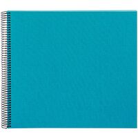 goldbuch Spiralalbum Bella Vista ohne Fenster 35x30 40 weiße Seiten  türkis