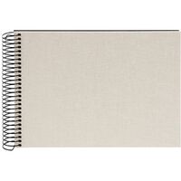 goldbuch Spiralalbum Bella Vista ohne Fenster 24x17 40 schwarze Seiten  sandgrau