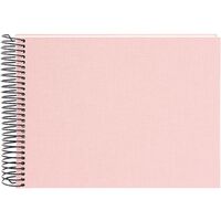 goldbuch Spiralalbum Bella Vista ohne Fenster 24x17 40 weiße Seiten  rose