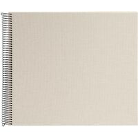 goldbuch Spiralalbum Bella Vista ohne Fenster 35x30 40 weiße Seiten  sandgrau