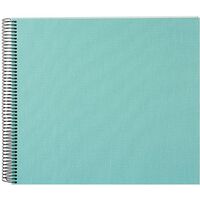 goldbuch Spiralalbum Bella Vista ohne Fenster 35x30 40 weiße Seiten  aqua