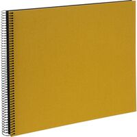 goldbuch Spiralalbum Bella Vista ohne Fenster 35x30 40 schwarze Seiten  senf