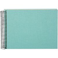 goldbuch Spiralalbum Bella Vista ohne Fenster 24x17 40 weiße Seiten  aqua