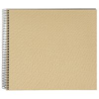goldbuch Spiralalbum Bella Vista ohne Fenster 35x30 40 schwarze Seiten  beige